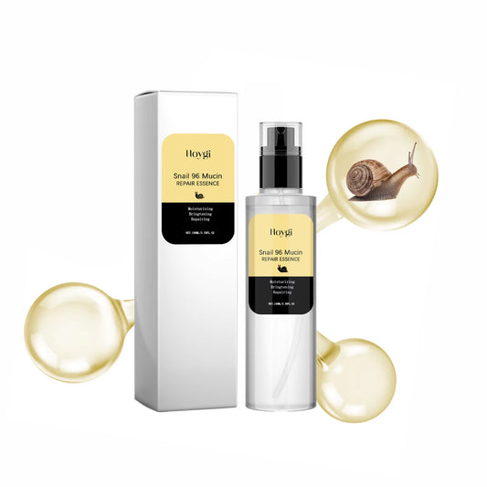 Snail Mucin Essence Fade Fine Lines Shrink Pores Repair Skin Barrier Whitening Moisturizing Hyaluronic Acid Collagen Face Serum