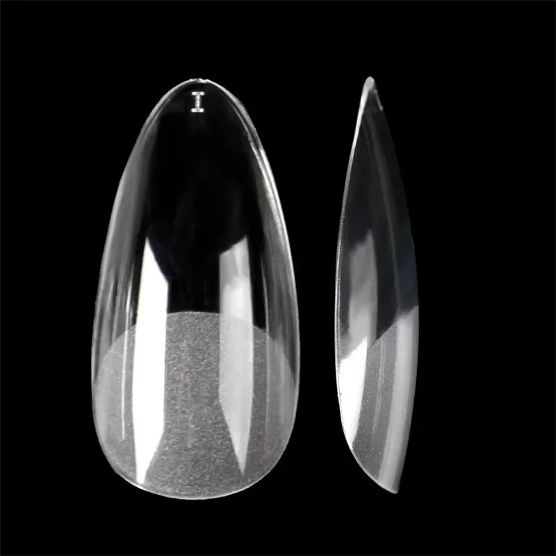 Soft Gel False Nails Capsule Square Oval Almond Nails Tips for Extension Finger Tips DIY Art Press on Nail Manicure Tool