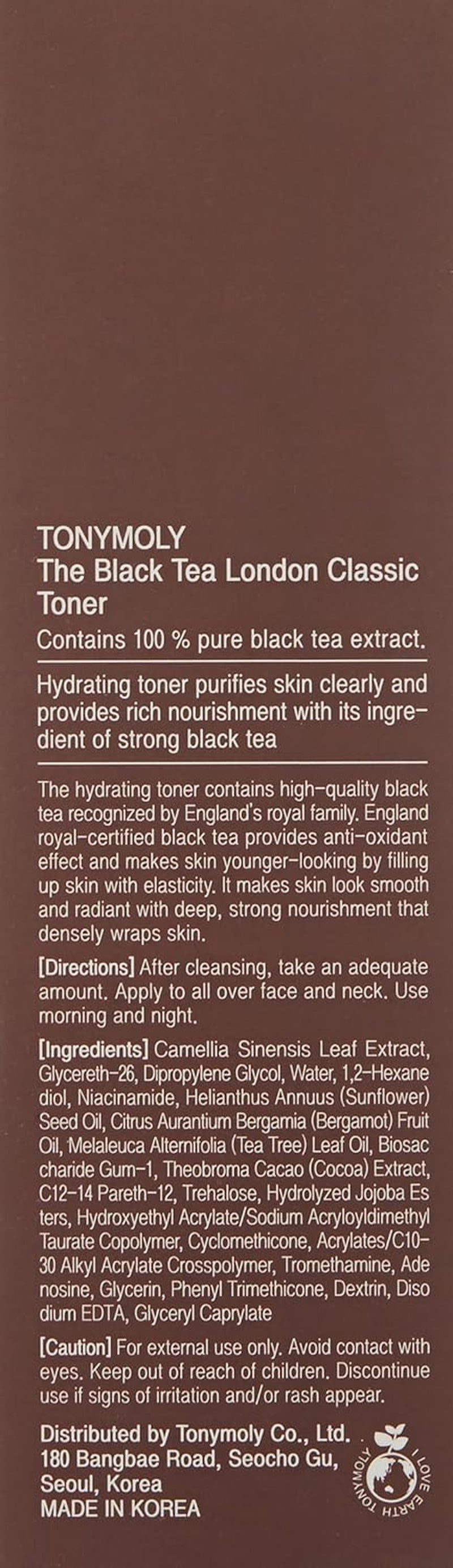 the Black Tea London Classic Toner, 6 Fl Oz