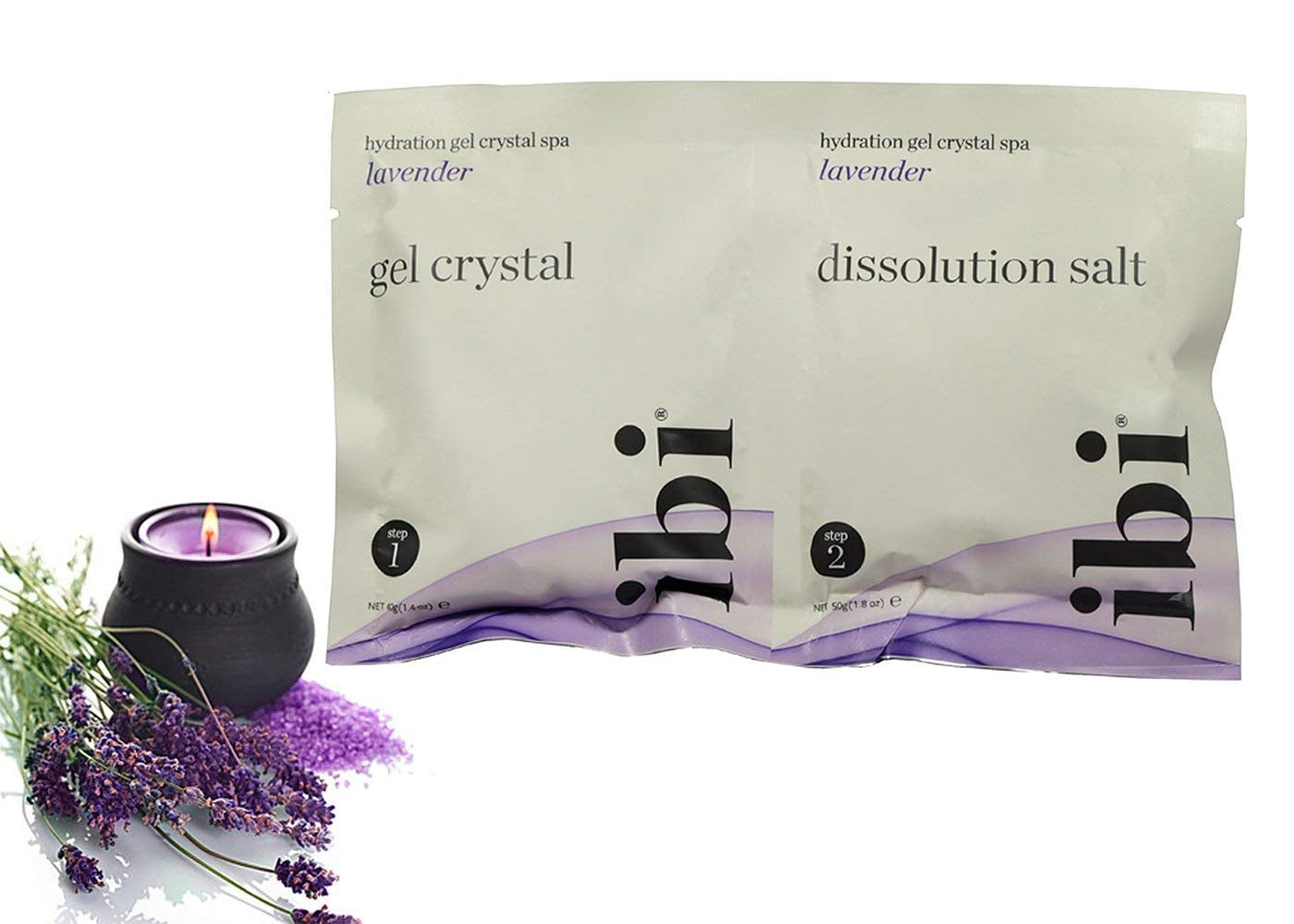 Pedi Spa Packets Lavender Spa Gel, 10 Set