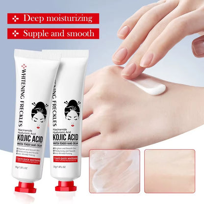 Fade Dullness Hand Cream Anti-Wrinkle Remove Cracked Lotion Body Fast Lighten Black Skin Brighten Smooth Nourish Moisturizer 30G