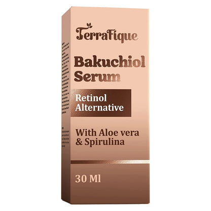 Terrafique Bakuchiol anti - Aging Serum Retinol Alternative Face Serum -1 FL OZ