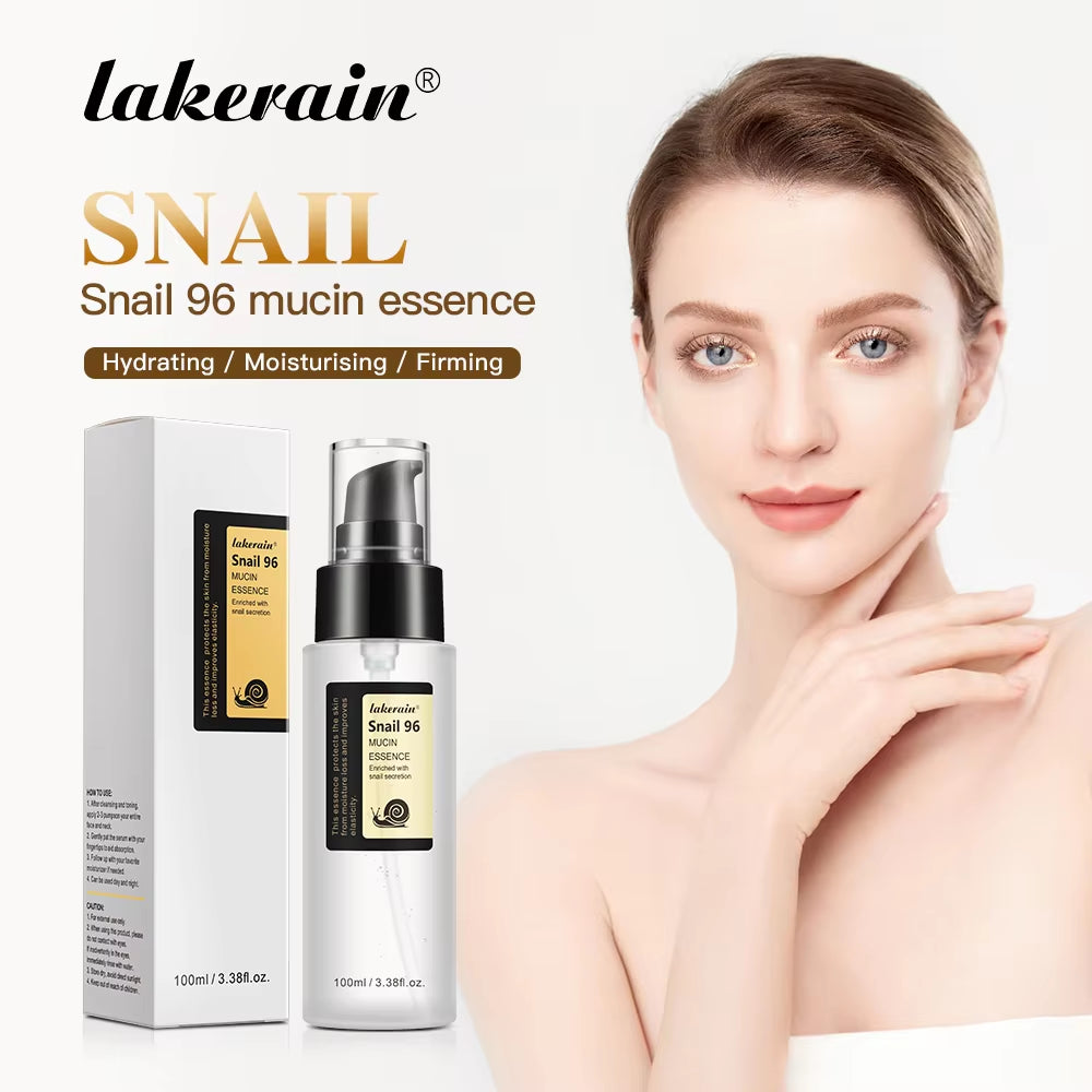 Snail Mucin 96% Power Repairing Essence Hydrating Serum for Face with Snail Secretion Filtrate for Dull & Damaged Skin 100Ml