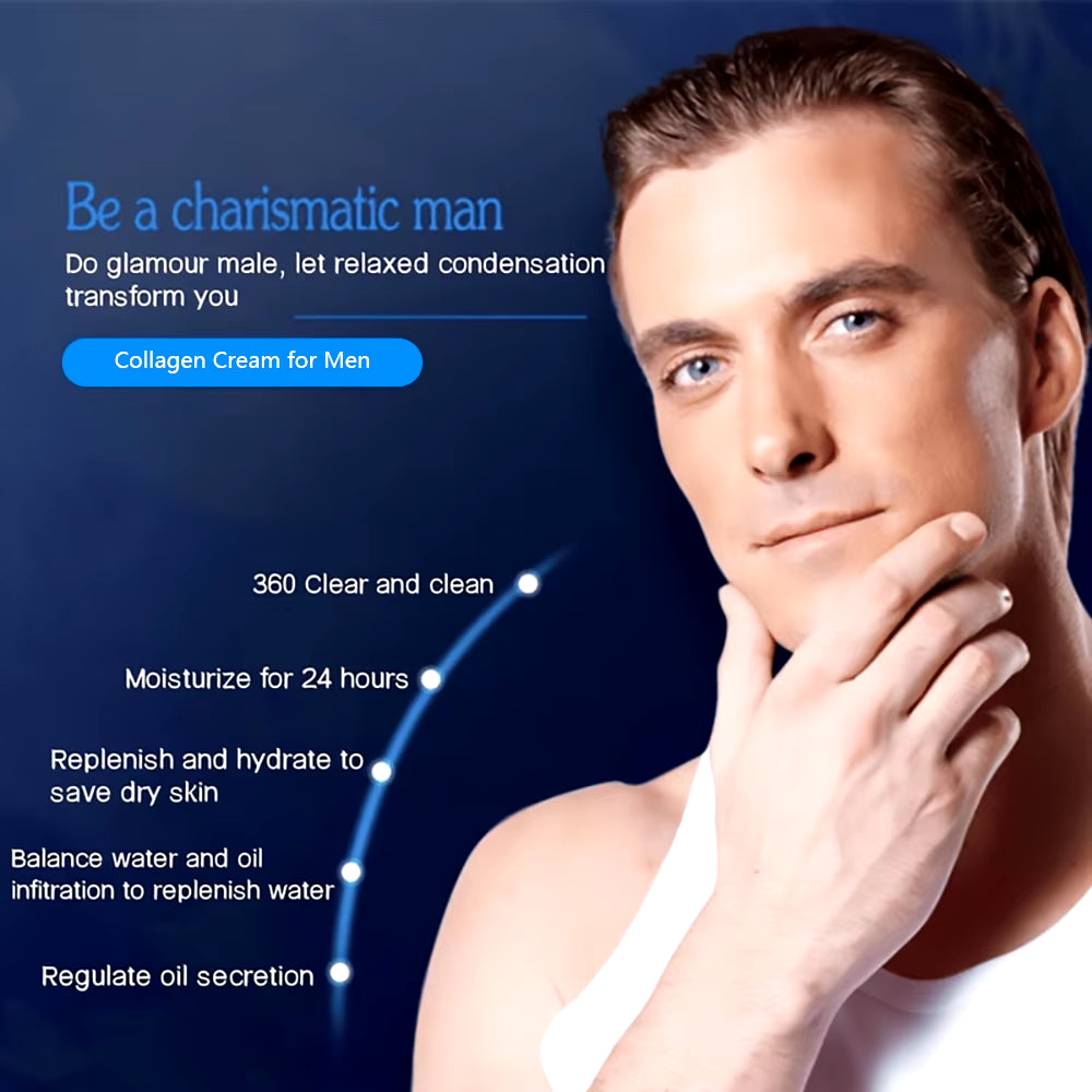 Anti-Wrinkle Cream for Men Remove Face & Neck Wrinkles Firming Moisturizing Skin Retinol Face Cream Anti-Aging Facial Treatment