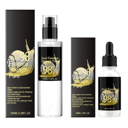 Snail anti Aging Serum Snail Mucin Essence Advanced Moisturizing Skin Care Pore Shrink Hyaluronic Acid Serum Brighten Essence