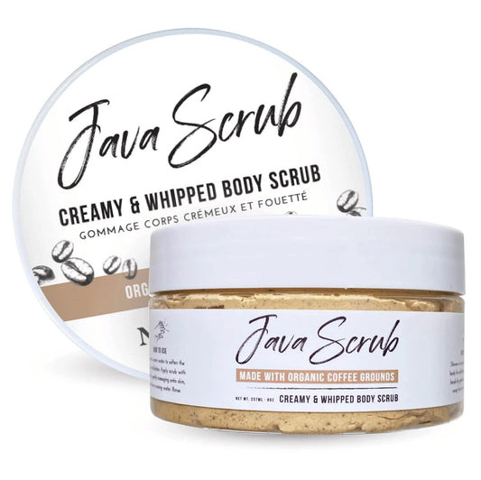 Java Scrub Whipped Body Scrub, Body Wash, Body Scrub, Coffee Scrub, Exfoliant, Soft Skin, Moisturizing, Body Skin Care