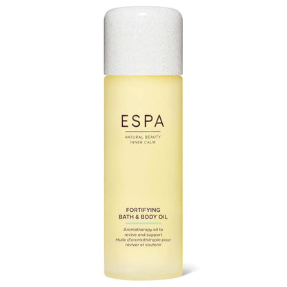 ESPA | Fortifying Bath and Body Oil | 100Ml | Eucalyptus & Tea Tree | Contains Magnesium & Ashwagandha