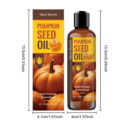 West Montreal Pumpkin Seed Body Care Oil Moisturizes the Body, Softens the Skin, and Beauties Hair with Daily Care Essential Oil