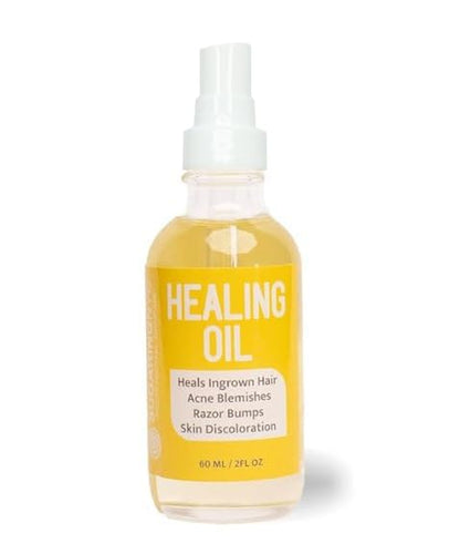 Sugaring Healing Chamomile Oil Heals Ingrown Hair, Acne Blemishes, Razor Bumps, Discoloration