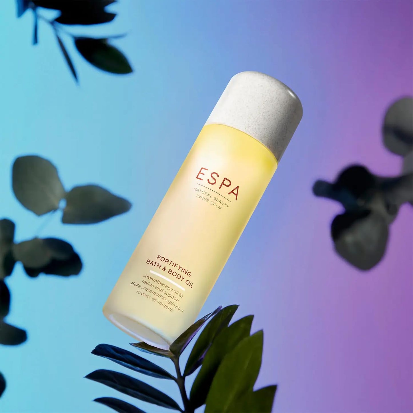 ESPA | Fortifying Bath and Body Oil | 100Ml | Eucalyptus & Tea Tree | Contains Magnesium & Ashwagandha