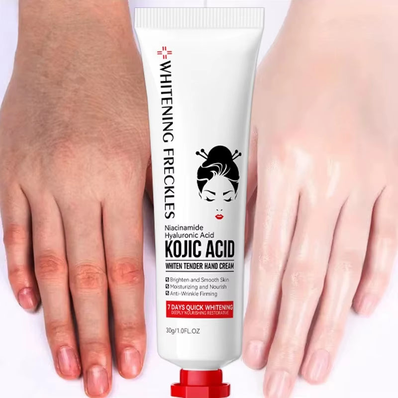 Fade Dullness Hand Cream Anti-Wrinkle Remove Cracked Lotion Body Fast Lighten Black Skin Brighten Smooth Nourish Moisturizer 30G